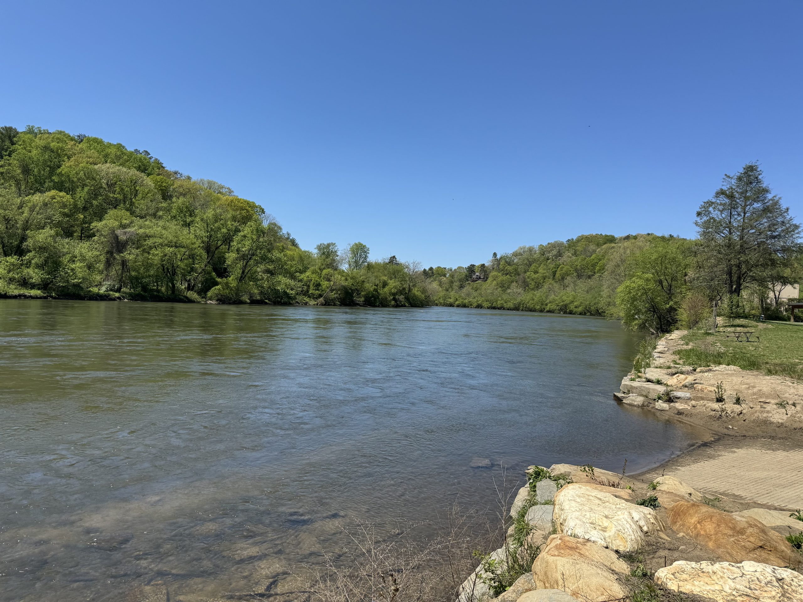French Broad River in Woodfin North Carolina Health News